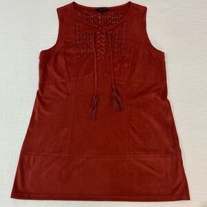 John Mark Suede Mini Dress - Size M